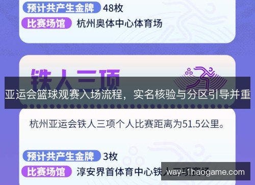 亚运会篮球观赛入场流程,实名核验与分区引导并重 亚运会篮球观赛入场流程,实名核验与分区引导并重